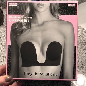 Nude Backless, Strapless U Plunge bra